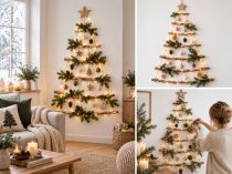 Weihnachtsbaum an der Wand selber machen
