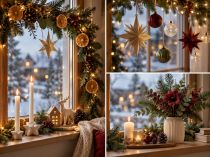 Fenster weihnachtlich dekorieren