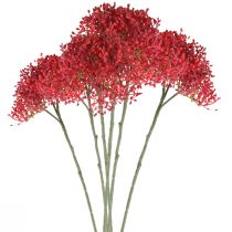 Holunder Rot Kunstblumen für Herbststrauß 52cm 6St