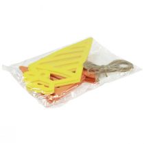 Artikel Deko Einschulung Wimpelkette Girlande aus Filz Gelb Orange 295cm