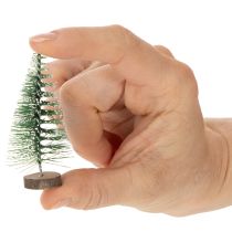 Artikel Künstliche Mini-Tannenbäume als Tischdeko für Weihnachten beschneit 6cm 12St