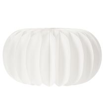 Artikel Wabenpapier Ring Kürbis rund groß für Trockenblumen und Herbstdeko 24cm 4St