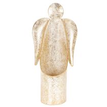 Artikel Kerzenhalter-Engel-Figur Gold festliche Dekoration 27cm