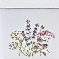 Artikel Blumenschale aus Metall Pflanzschale Übertopf 27×16×15,5cm