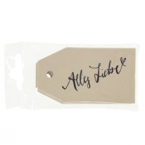 Artikel Geschenkanhänger bedruckt Papier Alles Liebe 4×7cm 24 St