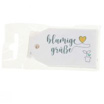 Artikel Geschenkanhänger bedruckt Samenpapier Sonnenhut 7cm 12St