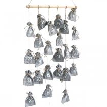 Artikel Adventskalender zum Befüllen Adventsdeko Beutel H110cm