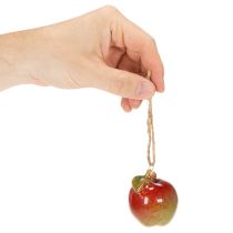Artikel Herbstdeko Apfel Keramik zum Hängen 5cm 4St