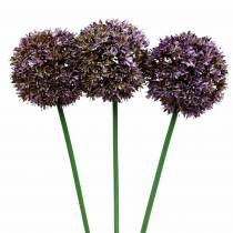 Zierlauch Allium künstlich Lila 70cm 3St