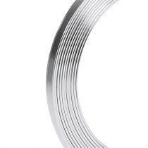 Aluminium Flachdraht Silber 5mm x 1mm 2,5m