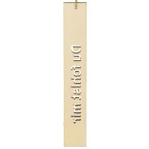 Artikel Anhänger Holz mit Trauerspruch Holzhänger 16×2,5cm 12 St