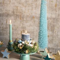Artikel Künstlicher Tannenbaum Dekobaum filigran mit Holzfuß 80cm