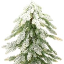 Artikel Kunstbaum Tanne mit Schnee Dekoration Winter und Weihnachten 95cm