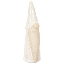 Artikel Dekofigur Wichtel Keramik hell skandinavisch 18cm 3St
