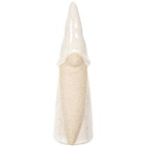 Artikel Dekofigur Wichtel Keramik hell skandinavisch 18cm 3St