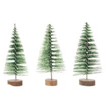 Artikel Künstliche Mini-Tannenbäume als Tischdeko für Weihnachten beschneit 6cm 12St