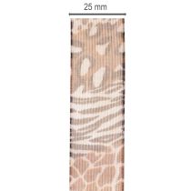 Artikel Dekoband Animal Print Leopardenmuster Geschenkband 25mm 20m