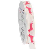 Artikel Dekoband Dackel Motiv Geschenkband 15mm 18m