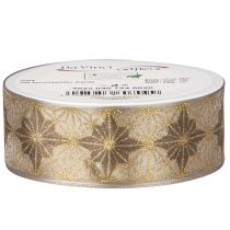 Artikel Dekoband mit Sternen Geschenkband mit formstabiler Kante 40mm 20m