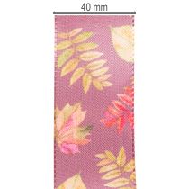 Artikel Dekoband mit Herbstlaub Motiv 40mm 15m
