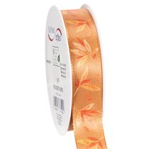 Artikel Geschenkband Herbst mit Blättern für kreative Verpackungen 25mm 18m