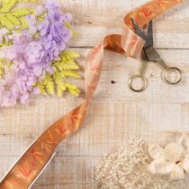 Artikel Geschenkband Herbst mit Blättern für kreative Verpackungen 25mm 18m