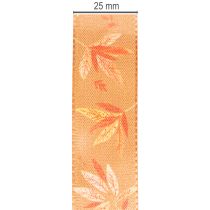 Artikel Geschenkband Herbst mit Blättern für kreative Verpackungen 25mm 18m