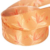 Artikel Geschenkband Herbst mit Blättern für kreative Verpackungen 25mm 18m