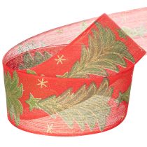 Artikel Geschenkband Tannenbaum mit Sternen 40mm 15m