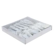 Artikel Bankhänger mit Röhrchen und Herz 18cm 6St