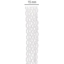 Artikel Spitzenband Baumwolle Feines Dekoband zum Basteln 15mm 10m