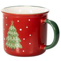 Artikel Weihnachtstasse mit Tannenbaum Motiv 9cm