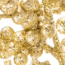 Artikel Beerenzweig Deko Zweig künstlich Gold 70cm 3St