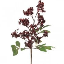 Beerenzweig Rot künstlich Herbstdeko 85cm Künstliche Pflanze wie echt !
