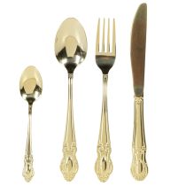 Artikel Besteck-Set Gold Tafelbesteck im Karton 16-teilig