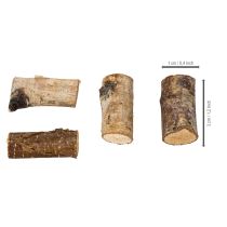 Artikel Deko Holzstücke Birke mit Rinde für Bastelarbeiten 3cm 300g