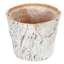 Artikel Pflanzentopf Rindenoptik ideal für rustikale Raumgestaltung und Pflanzendekoration 12cm 4St