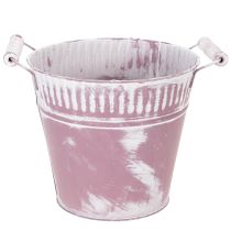 Artikel Blecheimer Lila weiß gewaschen Ø19cm H17cm 1 St