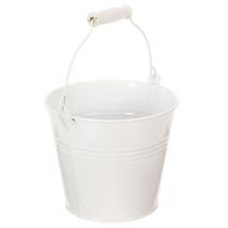 Artikel Blecheimer Weiß Ø14cm H12cm 6 St