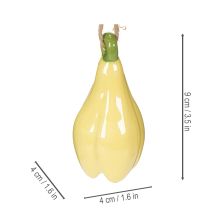 Artikel Keramik Blumenanhänger Fröhliche Gestaltung Blüten Design Frühjahrsdeko 9cm 6St