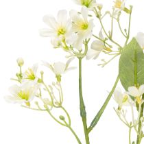 Artikel Dekorativer Apfelblütenzweig als Kunstblume für helle Wohnraumakzente creme 108cm 2St