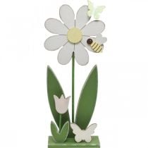 Blume zum Stellen, Frühlingsdeko mit Schmetterlingen H36,5cm