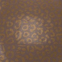 Artikel Blumenseide Leopardenmuster Braun Nassfest 50x75cm 20St