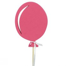 Artikel Blumenstecker Strauß Deko Kuchentopper Luftballon Pink 28cm 8St