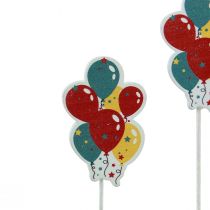 Artikel Blumenstecker Strauß Deko Kuchentopper Luftballons Bunt 26cm 15St