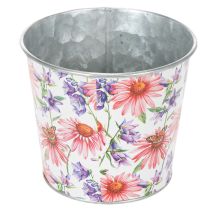 Artikel Blumentopf Frühlingsdeko Übertopf Metall Ø12cm H10,5cm