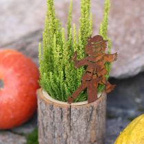 Artikel Blumentopf Holz Übertopf Vogelscheuche Rost H24,5cm
