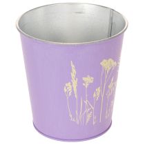 Artikel Blumentopf in Pastellfarben mit Blütenmotiv rund für Zimmerpflanzen 12cm 3St