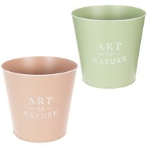 Artikel Übertopf Art of Nature rund Dekorativ und vielseitig einsetzbar für Pflanzen und Gestecke 22cm 2St