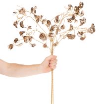 Artikel Bohnenblütenzweig Metallic Kunstpflanze Weihnachten 80cm 3St